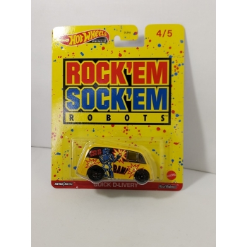 Hot Wheels 1:64 Pop Culture Mattel Brands - Qucik D-Livery Rock'em Sock'em Robots